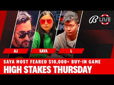 Saya MOST FEARED plays high stakes with L, AJ, KGB